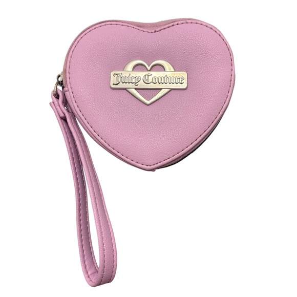 Juicy Couture Handbags - Juicy Couture Pink Heart Wristlet